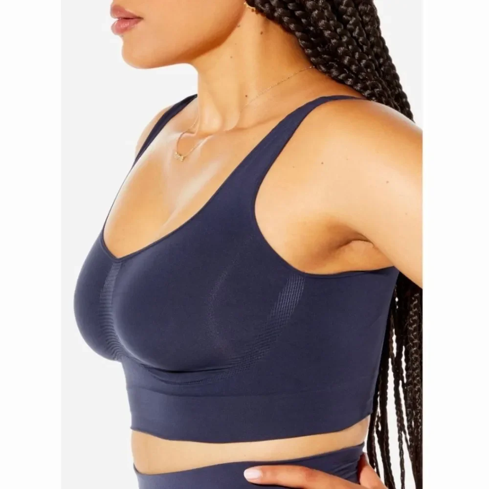 Yitty Nearly Naked Shaping Midi Bra In Black Size 1X-2X - Picture 4 of 13